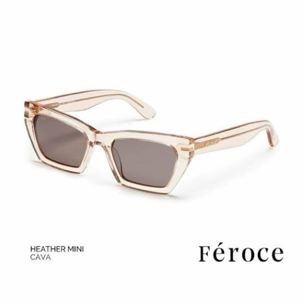 Feroce Eyewear • Heather Mini Sunglasses in Cava • Excellent Condition
